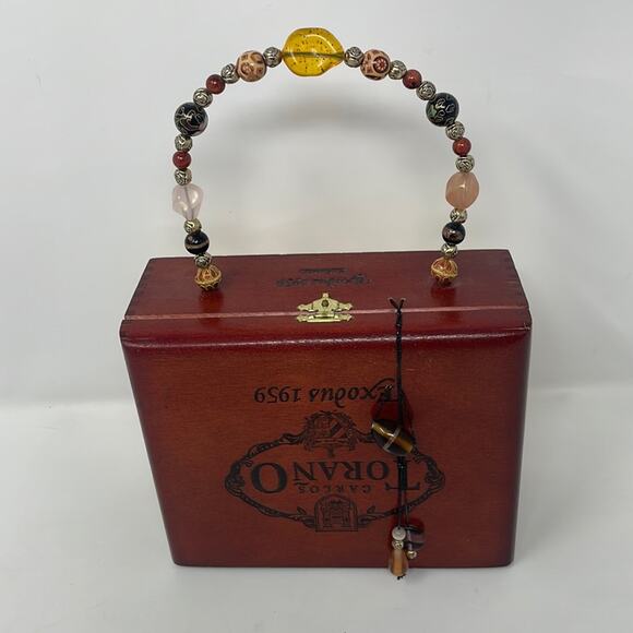 Hand Crafted Handbags - New! Unique Boutique Upcycled cigar box purse